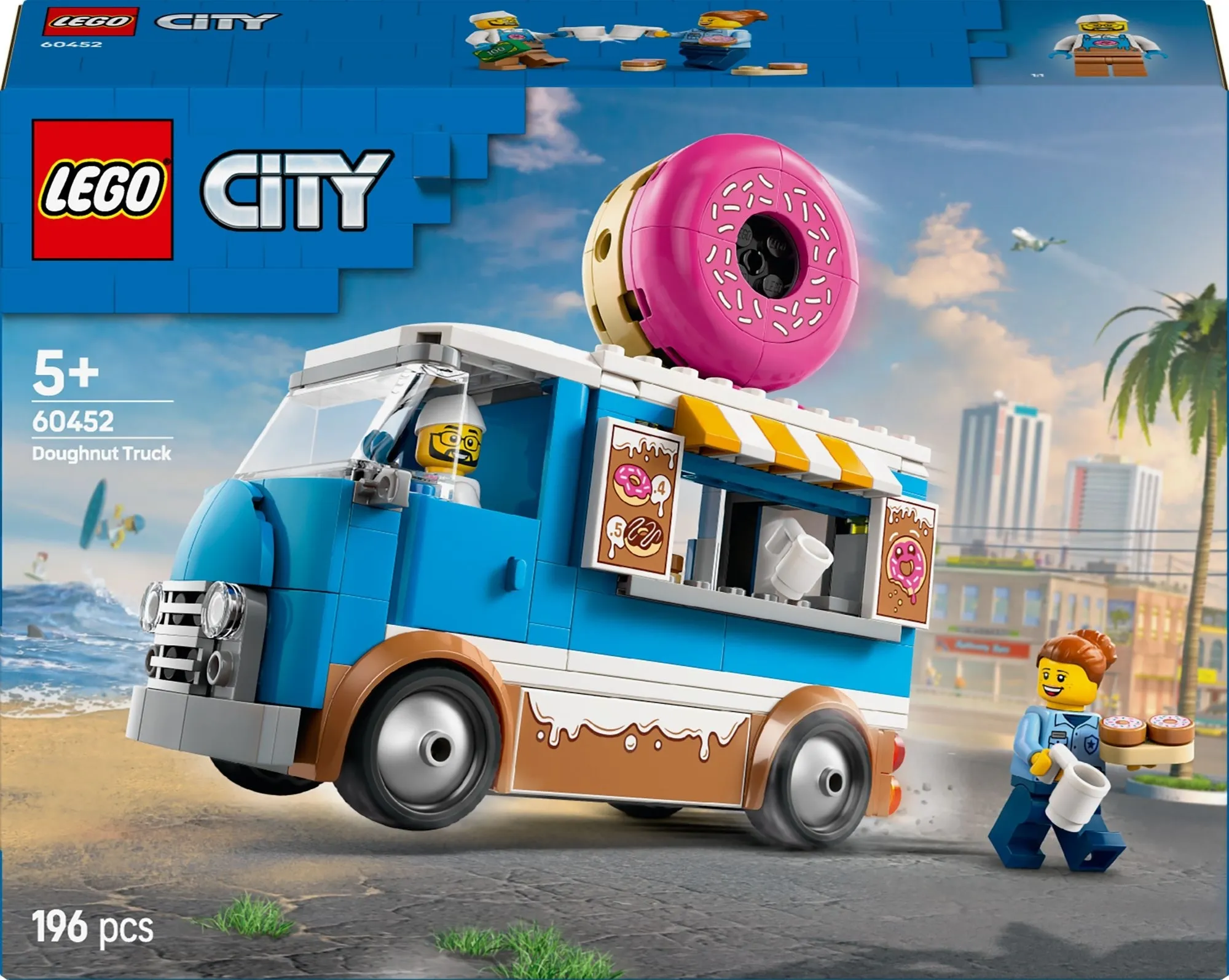 Конструктор LEGO® City Вантажівка з пончиками (60452)