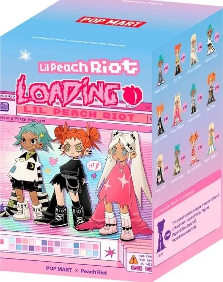 Іграшка-сюрприз із колекційною фігуркою POP MART Peach Riot (Серія Lil Loading!) (PRLL-01)