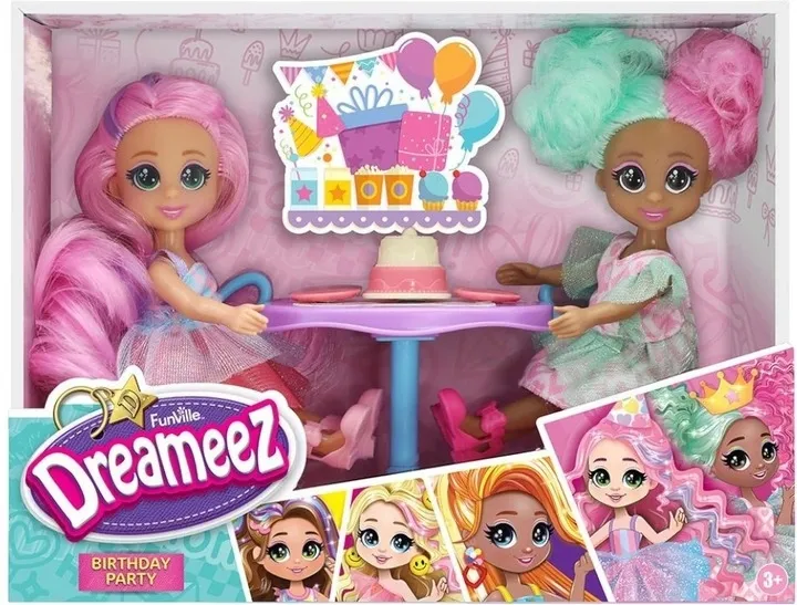 Міні-ігровий набір з лялькою Dreameez День народження (FV81092)