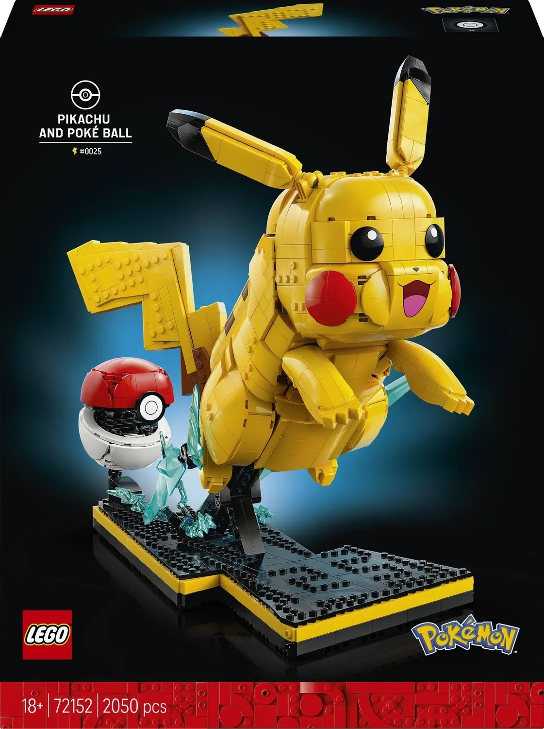 Конструктор LEGO® Pokémon Пікачу й покебол (72152)