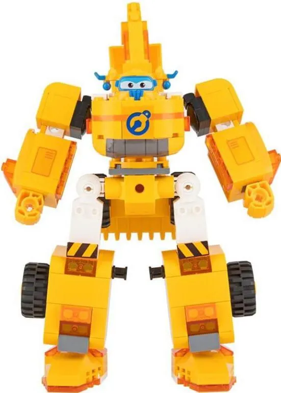 Конструктор-трансформер Super Wings Small Blocks 2-in-1 Buildable Transforming Vehicle Donnie, Донні (EU385007)