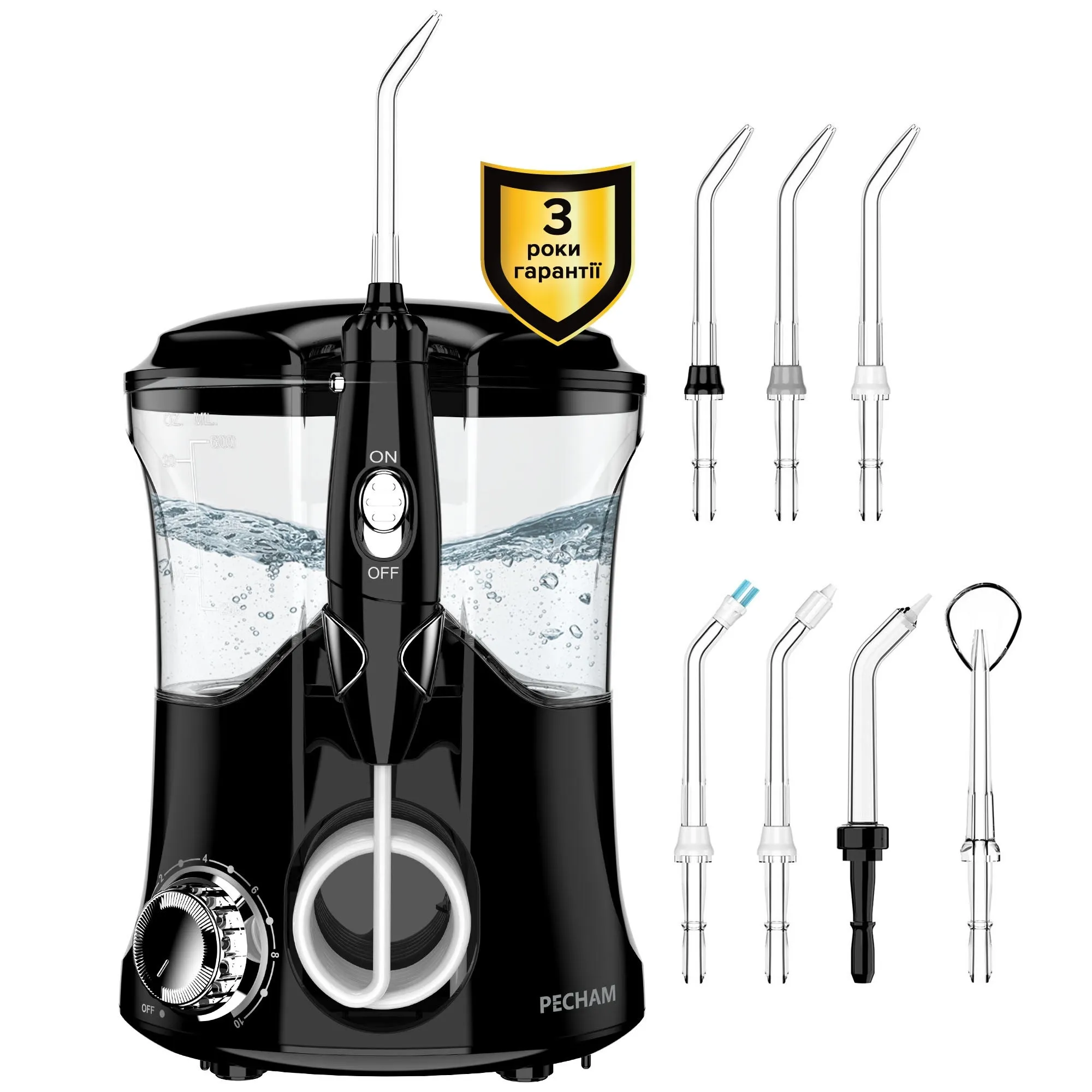 Іригатор Pecham Professional 600 мл чорний