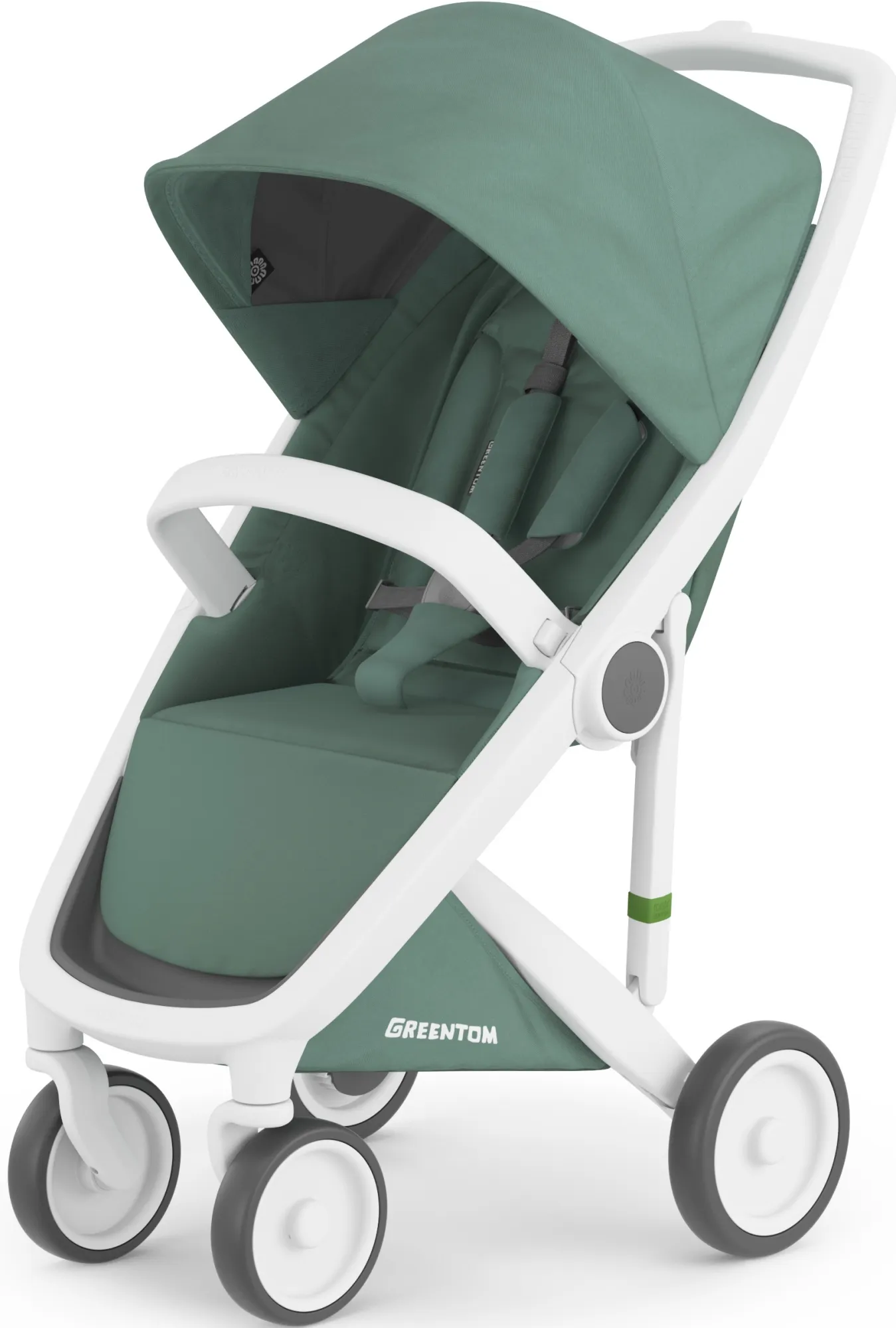 Коляска прогулянкова Greentom Classic Sage-White (8719323770836)