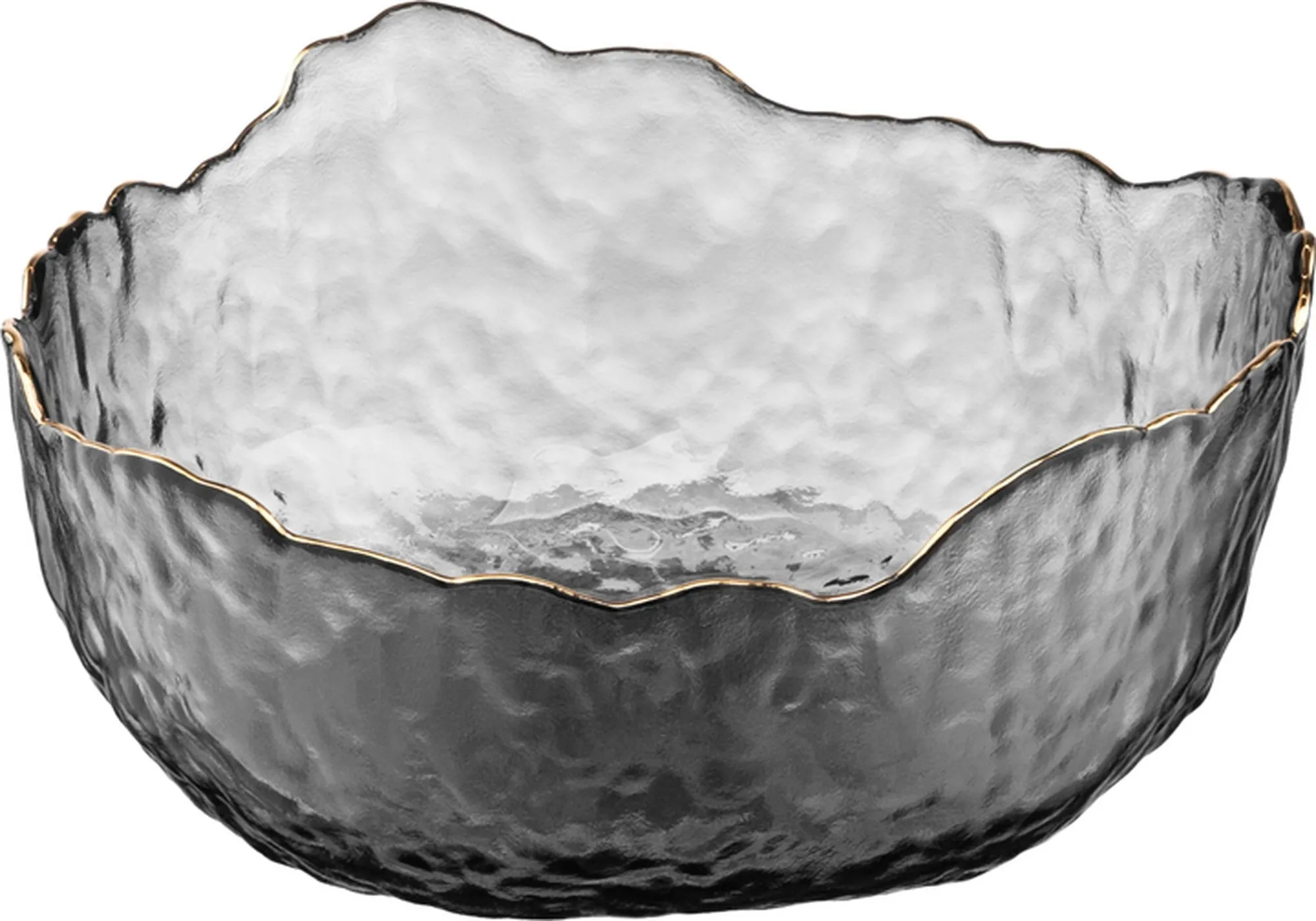 Салатник ARDESTO Bell, 16.5см, скло, сірий (AR5006)