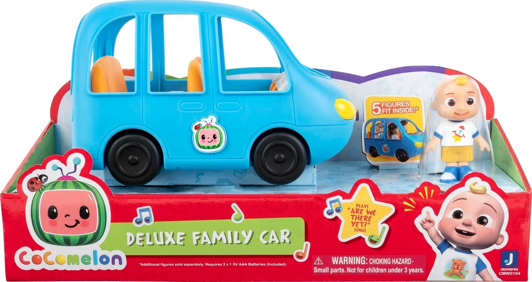 Ігровий набір CoComelon Deluxe Vehicle Сімейний автомобіль, світло та звук (CMW0104)