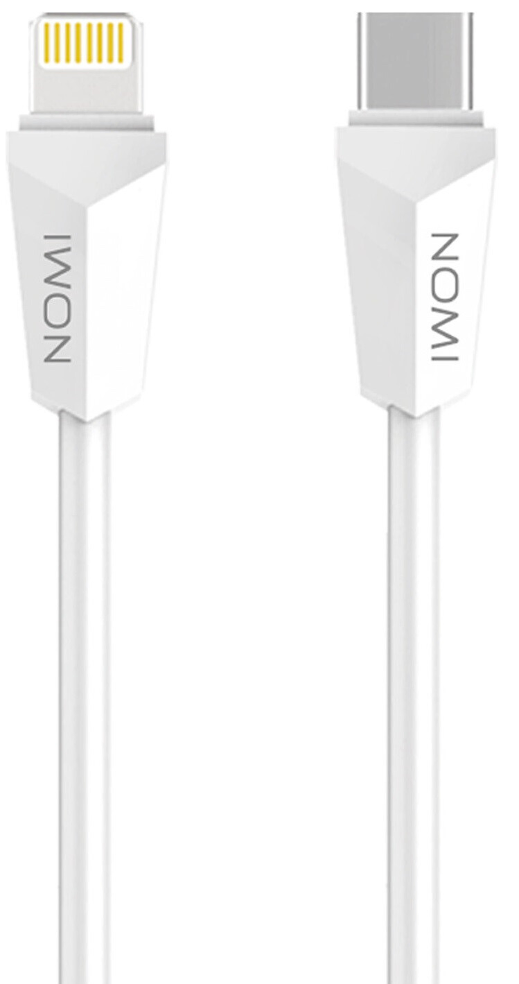 Фото - адаптер и кабель Кабель Nomi Nomi DCLT 10ic lightning/type-c 1м White