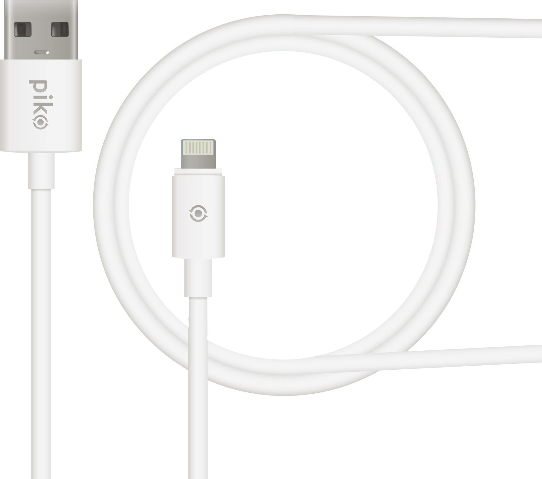 Фото - адаптер и кабель Piko Lightning 1,2м CB-UL11 White