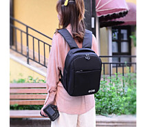 Купить - сумку для фото- и видео Фото рюкзак противоударный водонепроницаемый Canon EOS (Кэнон), черный ( код: IBF041B )