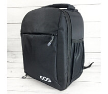Купить - сумку для фото- и видео Фото рюкзак противоударный водонепроницаемый Canon EOS (Кэнон), черный ( код: IBF041B )