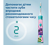 Купить - зубную щетку  Звуковая электрическая зубная щетка PHILIPS For Kids HX6322/04