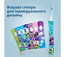 Купить - зубную щетку  Звуковая электрическая зубная щетка PHILIPS For Kids HX6322/04