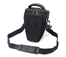 Купить - сумку для фото- и видео Сумка для фотоаппарата универсальная противоударная черная с красным ( код: IBF035BR )