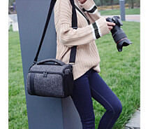 Купить - сумку для фото- и видео Фото сумка универсальная к фотоаппарату +дождевик Canon EOS, Nikon, Sony, Кэнон, Никон, Сони ( код: IBF026B )