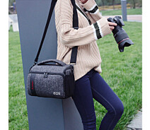 Купить - сумку для фото- и видео Фотосумка к фотоаппарату Canon EOS + дождевик, противоударный чехол-сумка Кэнон ( код: IBF057SB1 )