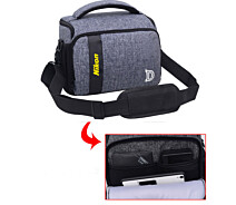 Купить - сумку для фото- и видео Фотосумка к фотоаппарату Nikon D + дождевик, противоударный чехол-сумка Никон ( код: IBF058SB1 )
