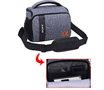 Купить - сумку для фото- и видео Фотосумка к фотоаппарату Sony α + дождевик, противоударный чехол-сумка Сони альфа ( код: IBF059SB1 )