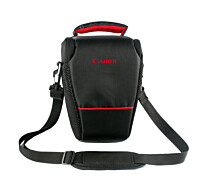 Купить - сумку для фото- и видео Сумка для фотоаппарата Canon EOS, противоударный чехол Кэнон Черный /красный ( код: IBF061BR )