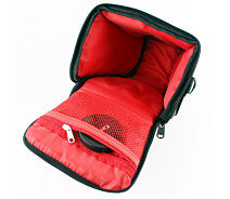 Купить - сумку для фото- и видео Сумка для фотоаппарата Canon EOS, противоударный чехол Кэнон Черный /красный ( код: IBF061BR )