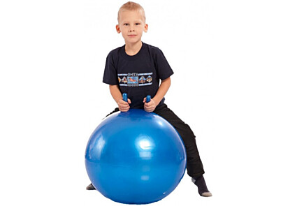 Фото - фитбол Детский мяч для фитнеса с рожками 45 см Profi (MS 0380)