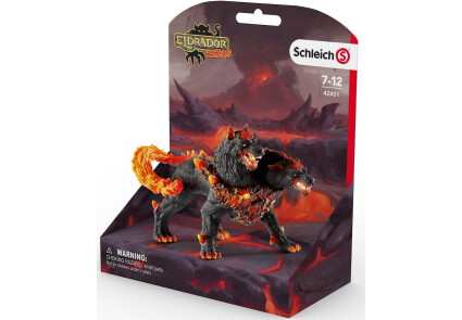 igrushka figurka schleich cerber lava eldrador 42451