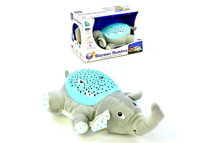 detskij svetilnik proektor nochnik slonik kimi muzykalnyj seryj