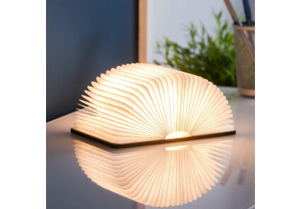 svetilnik kniga smart book mini derevo oreh