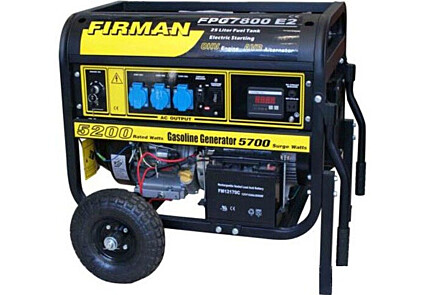  Бензиновый генератор; Firman FPG 7800 E2