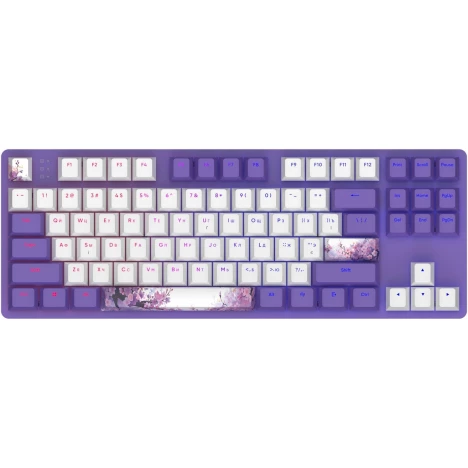 Model 5 Pastel Purple 白 パステルパープル Клавиатура игровая Dark Project One 87 Violet Horizons ABS RGB