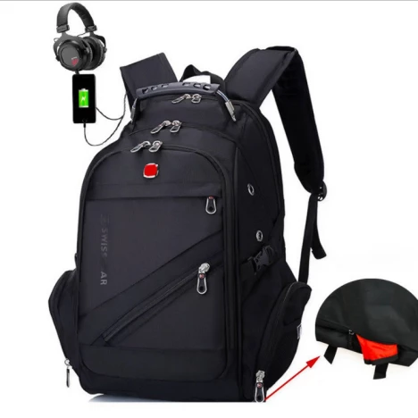Стильный рюкзак для прогулок швейцарский SwissGear 36-55 литров до 25кг ...