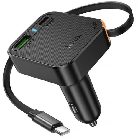 АЗУ Hoco NZ18 Guardian PD65W with retractable cable (1USB-A/2C
