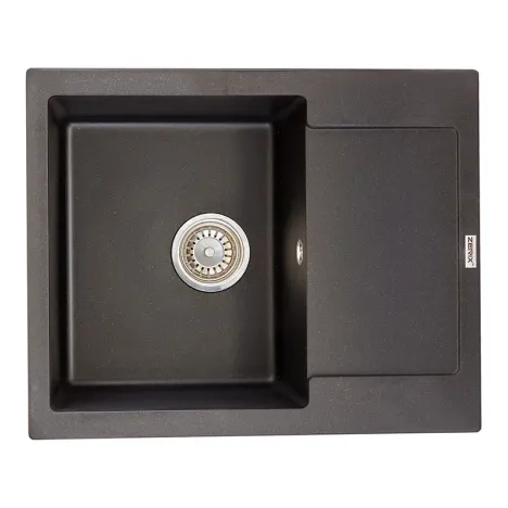 Кухонная мойка Zerix ZS-6250S-14 Black metallic ZX4594 купить в