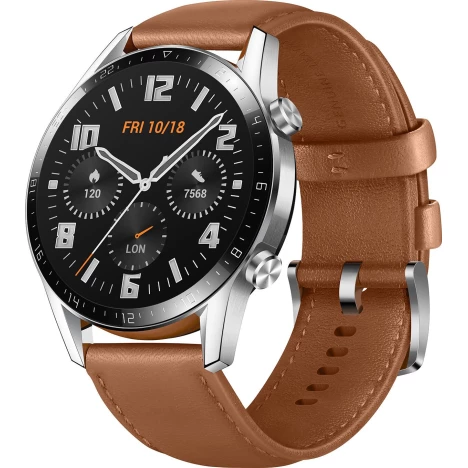 Smartwatch huawei watch gt classic silver top