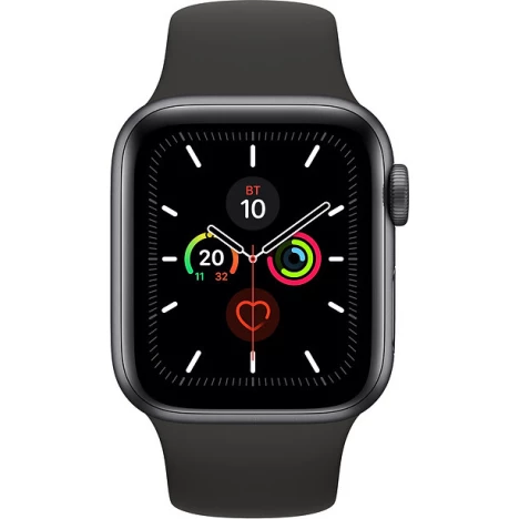 Apple Watch Series 5 GPS 44mm Space Grey Aluminium Case with Black Sport Band S M M L MWVF2GK A Allo.ua