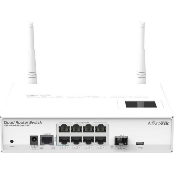 

Wi-Fi роутер Mikrotik CRS109-8G-1S-2HND-IN