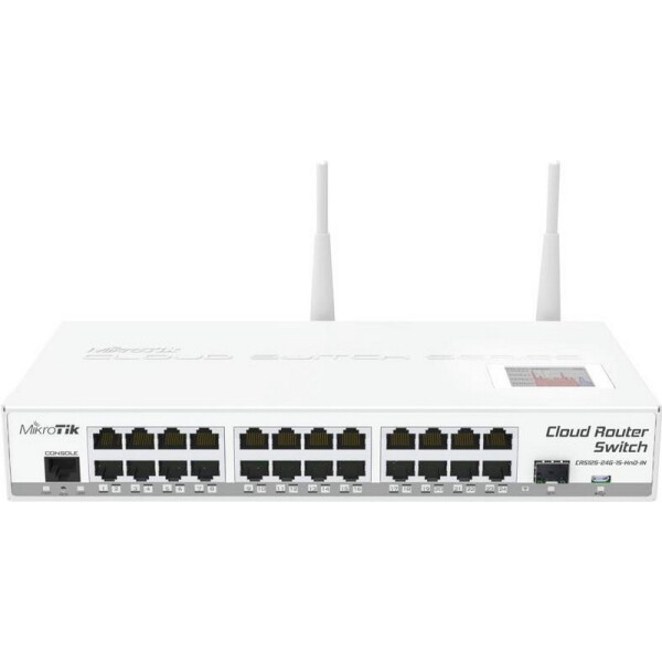 

MikroTik CRS125-24G-1S-2HND-IN (24x1G, 1x1G SFP, L3, WiFi)