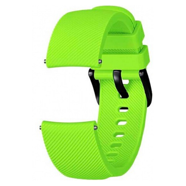 

Силиконовый ремешок с линиями для Amazfit Bip MIJOBS, 20мм, салатовий (AMZBPSILSTR-SA)