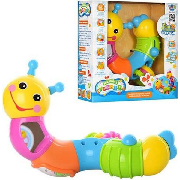 Акция на Развивающая игрушка Limo Toy Забавная гусеница (9182) от Allo UA