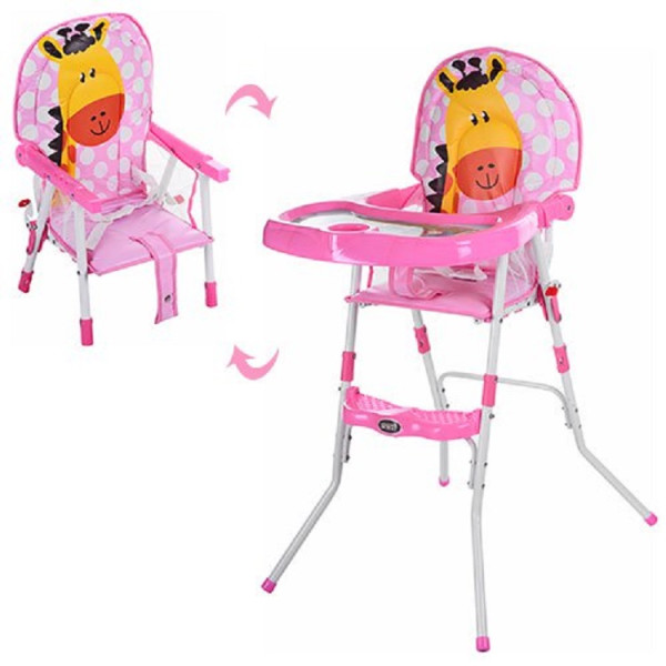 

Стульчик для кормления 2 в 1 Bambi GL 217С-909 Розовый