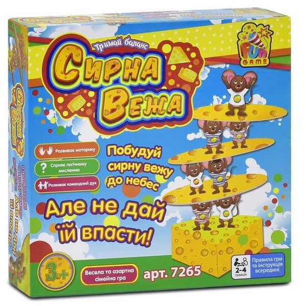 

Настольная игра Fun Game Сырная Башня (7265)