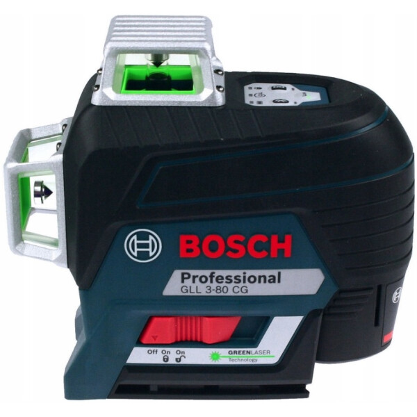 

Лазерный линейный нивелир Bosch Professional GLL 3-80 CG (без АКБ и ЗУ)