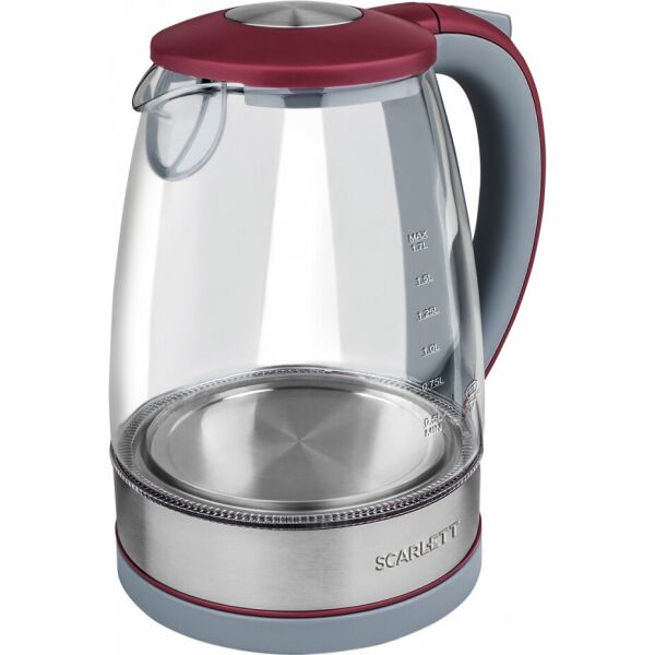

Электрочайник Scarlett SC EK 27G32 (red with grey)
