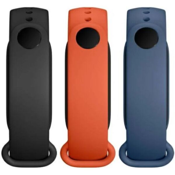 

Набор ремешков для Mi Smart Band 6 (3 шт) Black Orange Blue