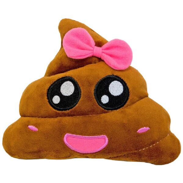 

Мягкая игрушка ТМ Золушка Смайлик emoji Мисс какашка - (16см)