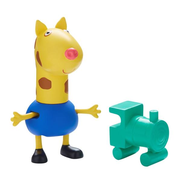 

Игровая фигурка Peppa Figurines Жираф Джеральд с паровозиком (06771-2)