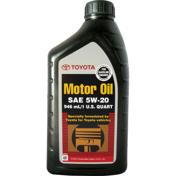

Моторное масло Toyota MOTOR OIL SM 5W-20 1л