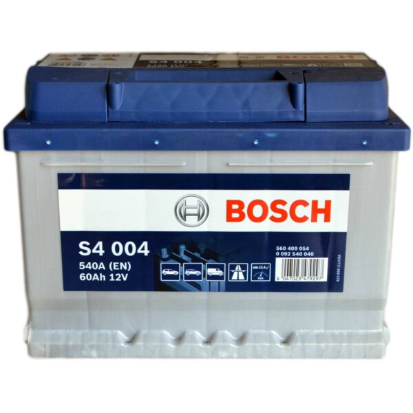 

Bosch S4 SILVER 60 А*ч -/+ 540A (0092S40040)