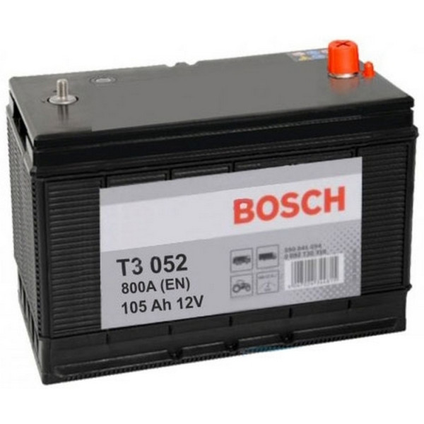 

Автомобильный аккумулятор BOSCH 105Ah-12v (T3052)
