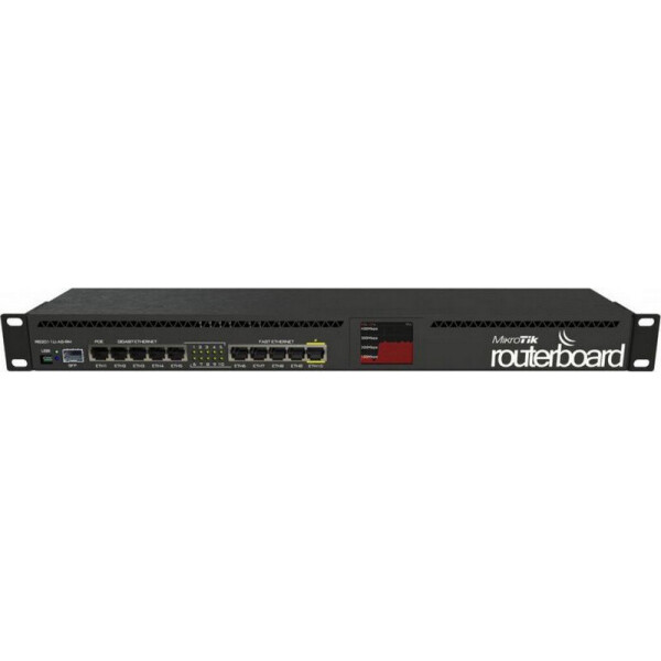 

Wi-Fi роутер MikroTik RB2011UiAS-RM (5x1G, 5x100M, 1xSFP, touchscreen LCD)