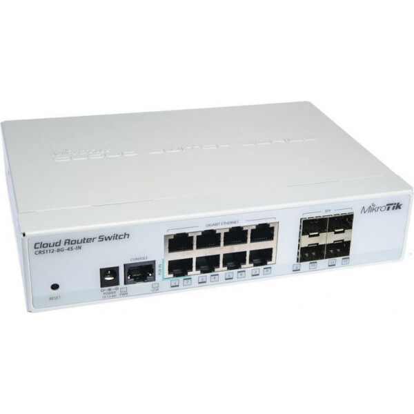 

Wi-Fi роутер MikroTik CRS112-8P-4S-IN
