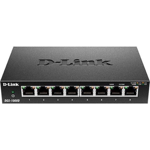 

D-Link DGS-1008D (8*GE, Metall)